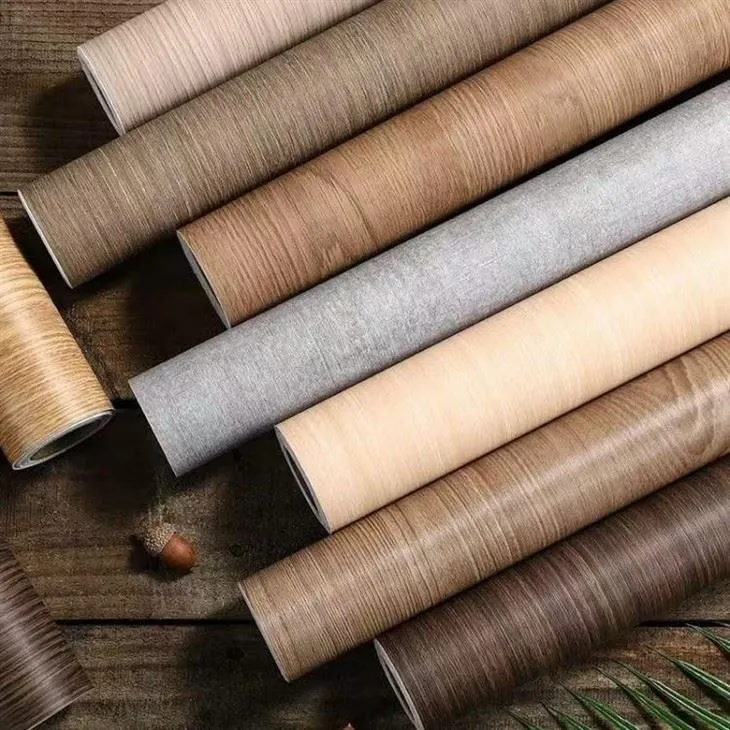 Self-Adhesive Wood Textured Vinyl Wrap